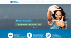 Desktop Screenshot of modernikomunikace.cz